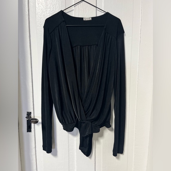 Free People Turnt Thong Bodysuit Black Intimately Free size L - Picture 2 of 8